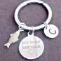 You Are My Best Catch Fishing Key Chain W/Initial,Lovers,Best friend,Sister Gift