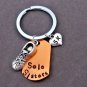 Sole Sisters 5K Marathon Running keychain,Sole Sisters Keychain,Running buddies