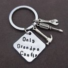 Grandpa Gift kehcain,Gifts For Dad,Only Grandpa Can fix keychain,Dad's Keychain