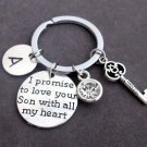 Personalized Mother of Groom KeyChain, Mother of Groom gift,Father of groom gift