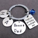 Thank You for Loving Us As Your Own Keychain, Bonus Dad, Step Dad, Foster Parent