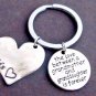The love between a grandmother & granddaughter is forever,Grandma keychain gift