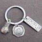 Strong is Beautiful Keychain, Boxing Glove, Personalized Boxer, Boxer's gift