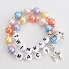 American Girl Name bracelets,Girl and her Doll Matching Set of Bracelets Jewelry