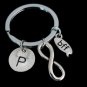 Personalized keychain,bff infinity keychain,Best Friend keyring,infinity keyring