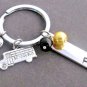 School Bus KeyChain, School Bus Driver Personalized Keyring, Thank you key chain