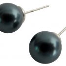 Tahitian Swarovski Pearl 8mm Stud Earrings