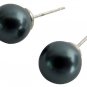 Tahitian Swarovski Pearl 8mm Stud Earrings