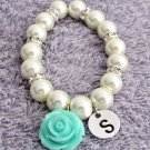 Flower Girl Gift, Pearl Childrens Bracelet, Pearl Kids Bracelet, Girls Gift