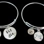 Bangle Bracelets For Sisters,Big little sister bracelet sister's bangle jewelry