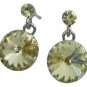Matching Jewelry Lite Green Dress Peridot Post Earrings