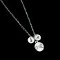 Best Friend's Necklace W/Two Initials & Pinky Promise,Bff Necklace,Couples gift