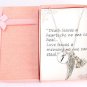 Angel wing necklace,Memory necklace, Initial necklace,Remembrance necklace