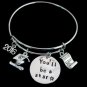 You Will Be a Star Graduation Bangle Bracelet, Personalized Success Jewelry