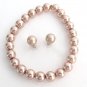 Sophisticated Wedding Stretchable Bracelet With Matching Stud Earrings