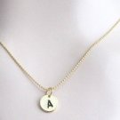 Initial Personalized Necklace,Sleek, Dainty Initial Bridesmaid Necklace