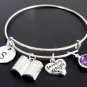 Favorite teacher bracelet,personalized initial teacher bracelet,gift for teacher