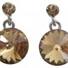 Beautiful Gift Someone Special Brown Crystal Earrings