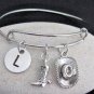 Cowboy Expandable Bangle Bracelet,Cowboy Charm Bracelet, Cowboy Cowgirl Bracelet