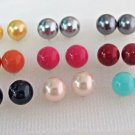 Big 10 mm Shell Pearl Stud Earrings,Wedding gift Earrings,Sweet 16 Pearl Ear Stu