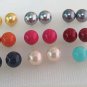 Big 10 mm Shell Pearl Stud Earrings,Wedding gift Earrings,Sweet 16 Pearl Ear Stu