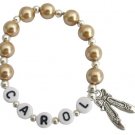 Ballet Dance Shoe Personalized Bracelet Dance Recital, Birthday, Holiday Jewelry