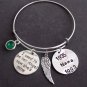 I used to be her angel now she's mine,Mom Memorial,In Memory of Mom Bangle