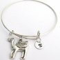 Camel Bracelet Expandable bangle Personalized Charm Monogram Initial Camel brace