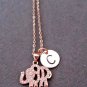 Elephant Necklace, Gold Elephant Necklace, Baby Elephant Charm, Dainty Necklace