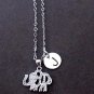 Elephant Necklace, Gold Elephant Necklace, Baby Elephant Charm, Dainty Necklace