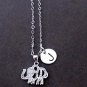 FRose Gold Elephant Necklace, Tiny Rose Gold Elephant Charm, Minimalist Necklace