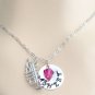 Trumpet charm Name Necklace,School Band Personalized Name Necklace,Band Jewelry