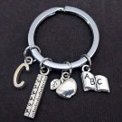 Personalized Teacher Key Chain,Teacher Appreciation Gift,Teacher Keyring Jewelry