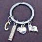Personalized Teacher Key Chain,Teacher Appreciation Gift,Teacher Keyring Jewelry