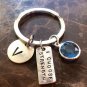 I Choose Strength KeyChain,Personalized I Choose Strength KeyRing,Be Strong gift
