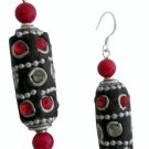 Kashmiri Bead Tube Shaped Hot Appealing Cool Earrings Christmas Gift