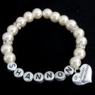 Personalized Junior Bridesmaid Bracelet,Flower Girl Gift,Ask Junior Bridesmaid