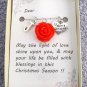 Christmas Gift Necklace Jewelry Gift Card Necklace Happy Holidays Gift Christmas
