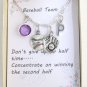 Baseball charm necklace initial Charm Baseball Mitt,Bassball,BirthStone Jewelry