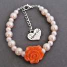 Flower Girl Bracelet,Flower Girl Charm Jewelry,Kids Bracelet,Children Jewelry
