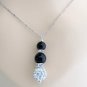 Bridal Rhinestone Pearl Necklace Earrings Set Maid of Honor Bridesmaid Gift
