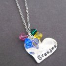 Personalized Grandma Necklace,Grandma Jewelry,Gift for Granny, Mom,Nana Necklace
