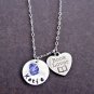 Personalized Book Lover Necklace,Gift for Readers,Librarians Gifts,Name Necklace