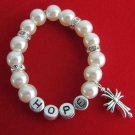 Personalized first communion pearl bracelet, confirmation gift, Baptism Bracelet
