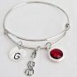 Violin Bangle Bracelet, Violin Charm Expandable Bangle Personalized Bracelet
