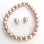 Wedding gray pearl bracelet, Silver gray bracelet, bridesmaid bracelet gift item