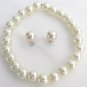 Wedding gray pearl bracelet, Silver gray bracelet, bridesmaid bracelet gift item