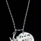 You are my person necklace ASL Jewelry Grey's Anatomy Necklace Best Friend Gift