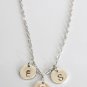 Wedding Initial Personalize necklace Bridesmaid,Girlfriend gift,Dainty Monogram