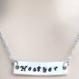 Pearsonalized Custom Bar Necklace Valentine's Day,Bridesmaid Party favor gift